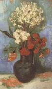 Vincent Van Gogh Vase with Carnations and Othe Flowers (nn04) oil painting artist